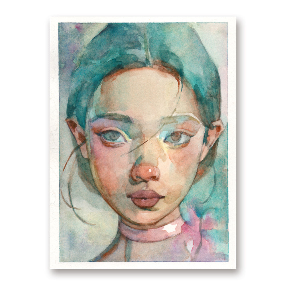 Watercolour Portrait Original #005 – Chris Hong Art